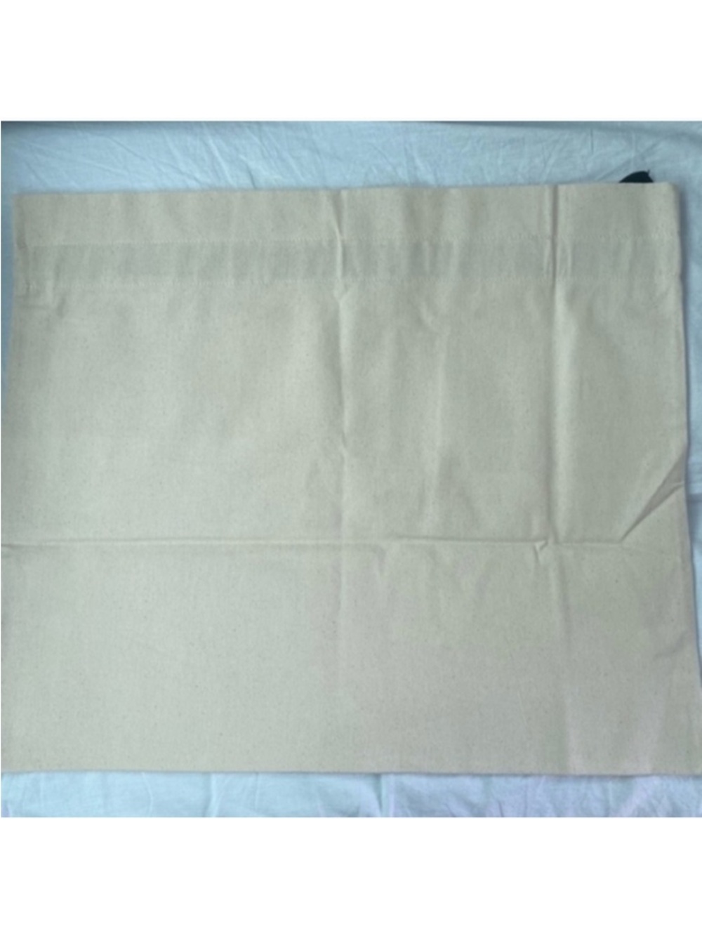 Coach Beige Dust Bag with Black Logo and Ribbon - Picture 2 of 2